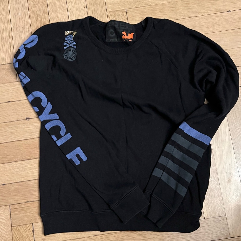 SoulCycle x Freecycle Crewneck Sweatshirt, Excellent condition! Small, Black